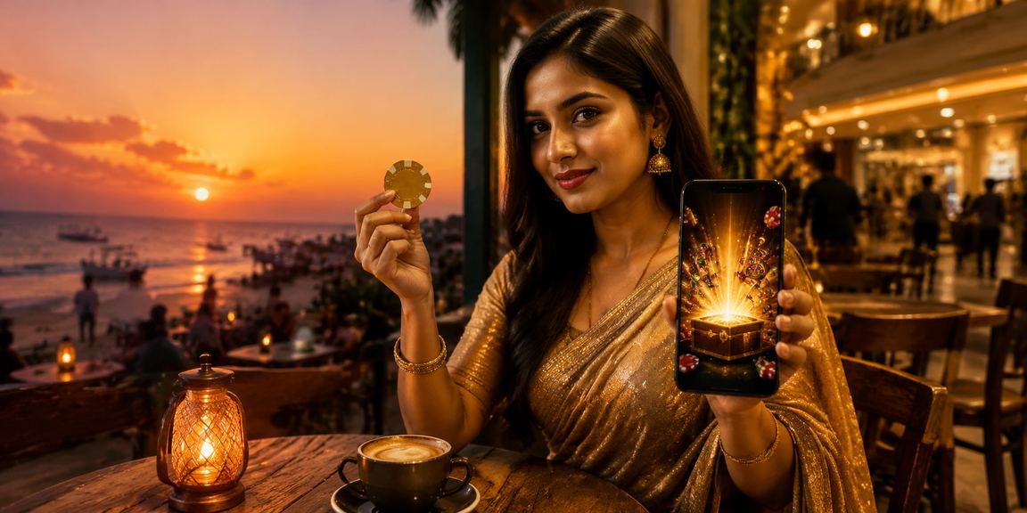 সেন্ট মার্টিন দ্বীপের সৈকতে মোবাইলে ক্যাসিনো অ্যাপ ব্যবহার করছেন ব্যবহারকারী